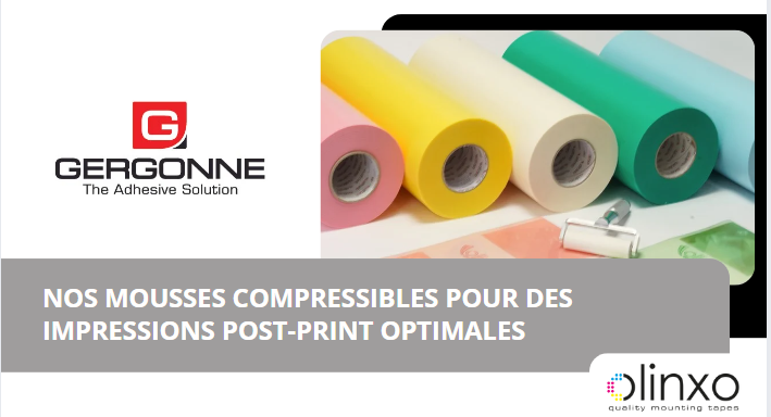 Rouleaux d'adhésifs pour impression post-print