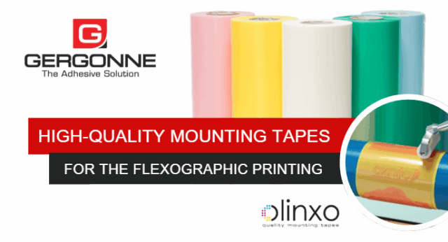 DOUBLE SIDED MOUNTING TAPES for the flexographic printing