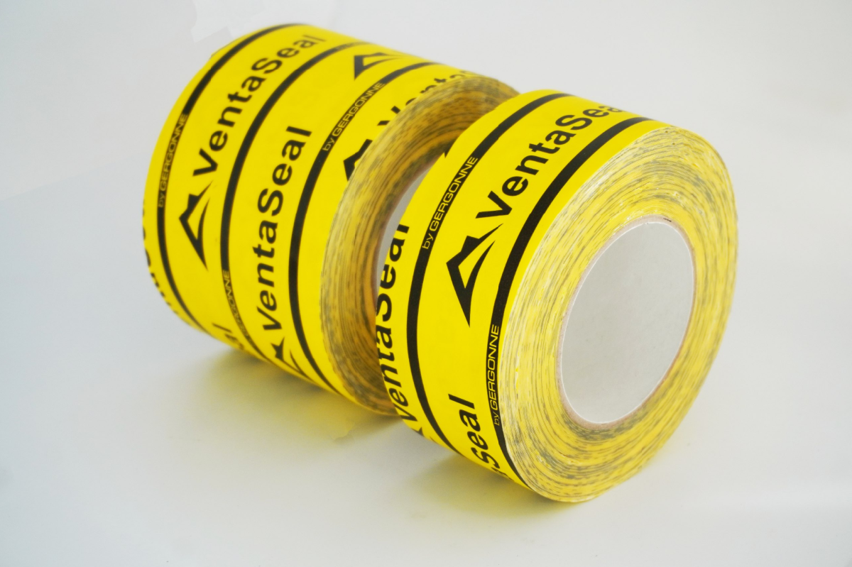 Rollo adhesivo Ventaseal amarillo para estanqueidad al aire