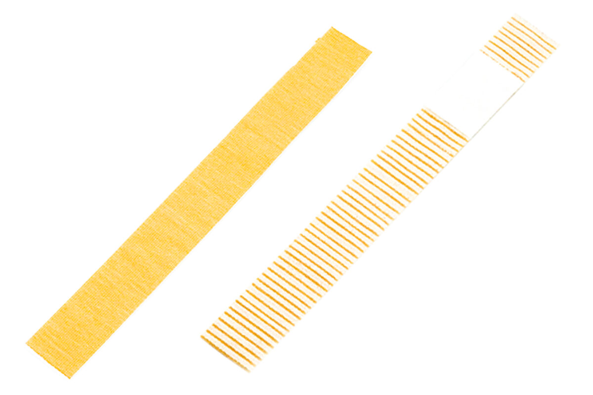 finger strip format dressing