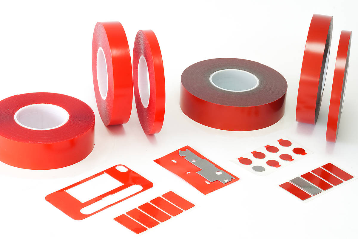 Double-sided adhesive tape - HGD-001 - Ningbo Hopson Chemical Industry Co.,  Ltd - acrylic / removable