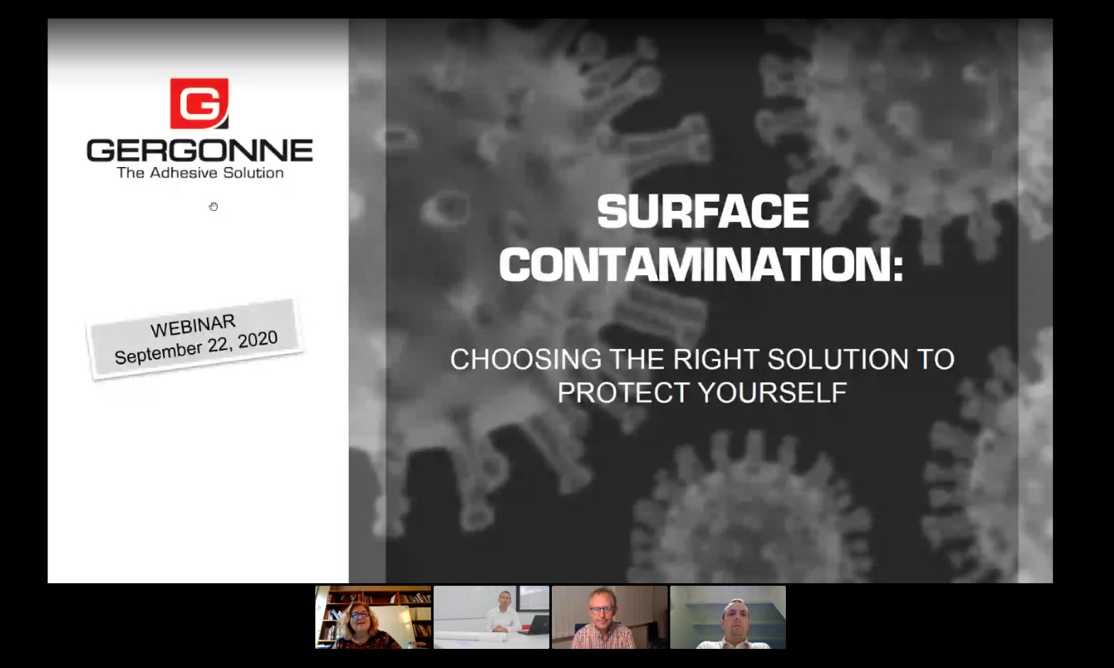 WEBINAIRE - CONTAMINATION PAR LES SURFACES